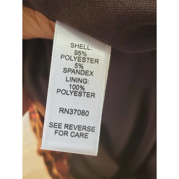 Cato Women's Polyester V-Neck Cold Shoulder Sleeve Knee Length Dress Size Medium - Picture 10 of 11